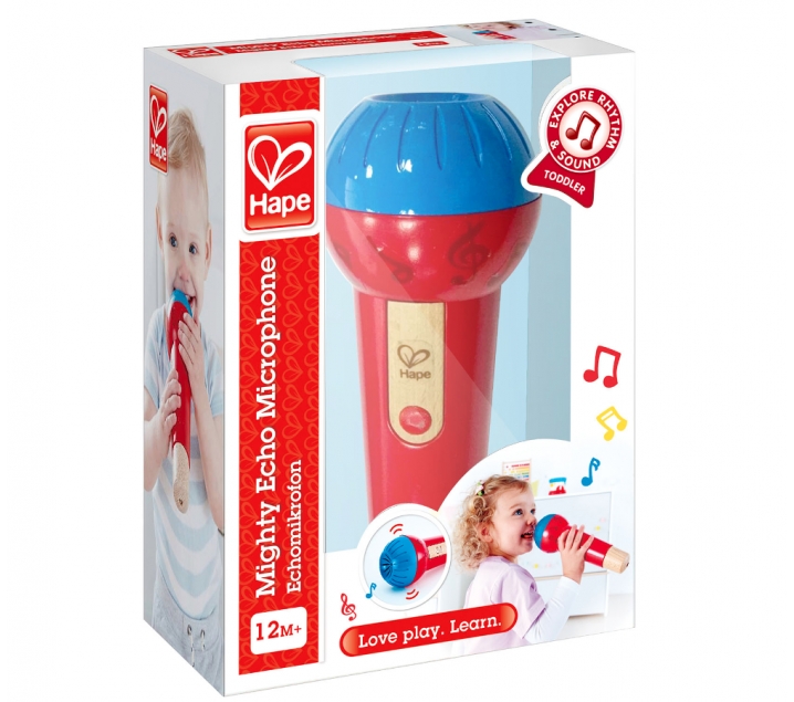 vencimiento lineal Matemático micrófono de juguete de madera para niño/as marca hape