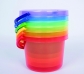 6 Cubos translúcidos arco iris