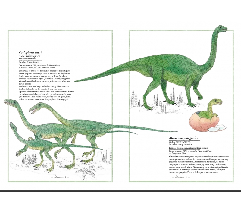 Inventario ilustrado dinosaurios