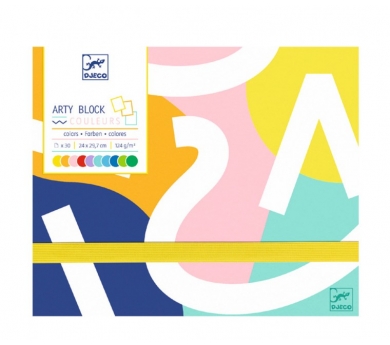 Arty Bloc. Papel de colores