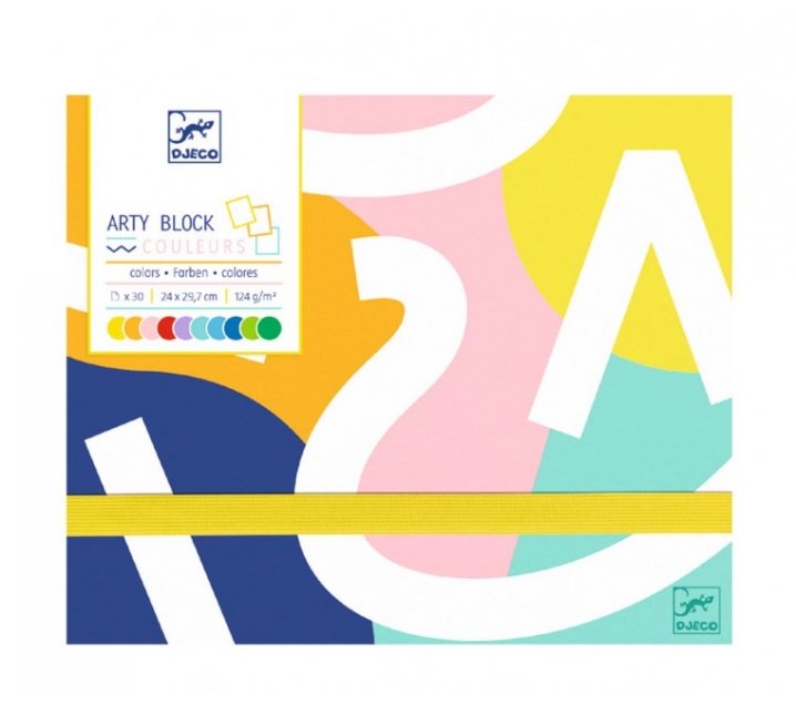 Arty Bloc. Paper de colors