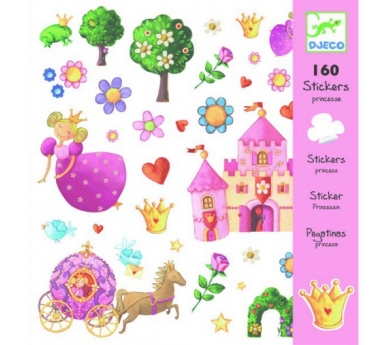 160 pegatinas princesas