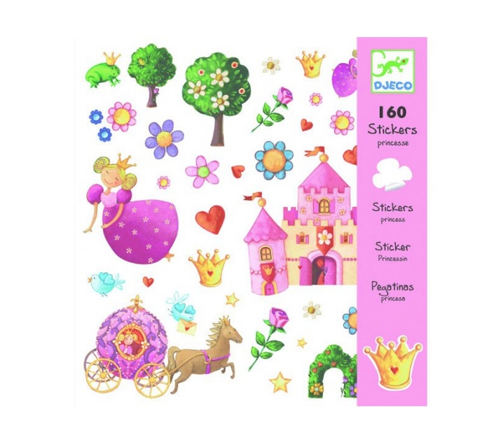 160 pegatines princeses