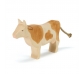 Figura de madera Ostheimer - Vaca marrón de pie