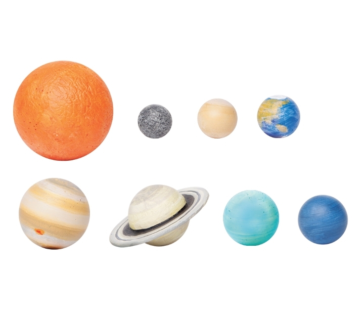 Figures en miniatura de sistema solar