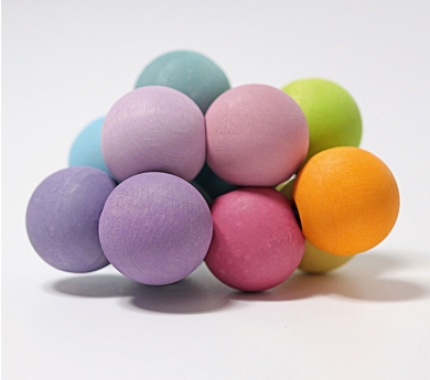 Pulsera de bolas de colores