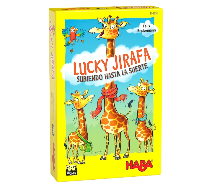 Lucky jirafa, juego de composición