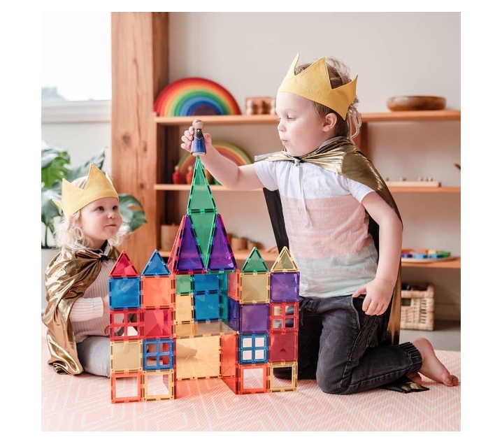 92 Pieza Connetix-magnético edificio Set-Premium vástago juguete para niños aprobada 