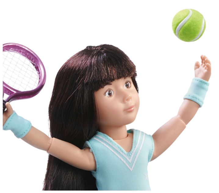 Muñeca Kruseling Luna jugadora de tenis