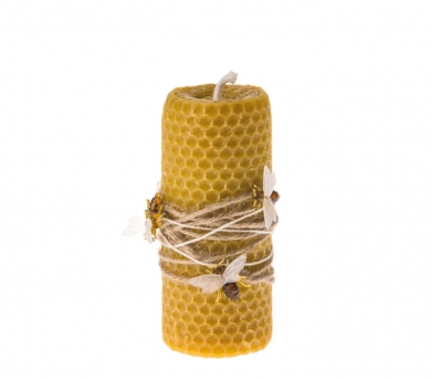 Kit para hacer 5 velas de cera de abeja