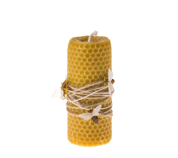 Kit de fabricación de velas de cera de abejas, 16 hojas de cera de abejas  para hacer velas, tamaño 5 x 8 pulgadas, haz tu propia vela enrollada
