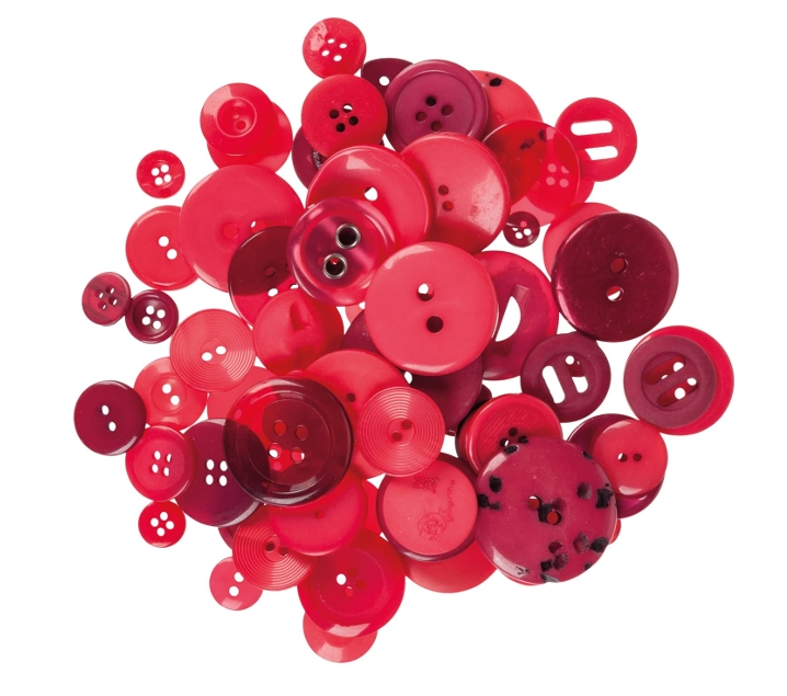 100 g. de botones rojos