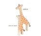 Figura de fusta Ostheimer - Girafa petita amb el cap cap amunt