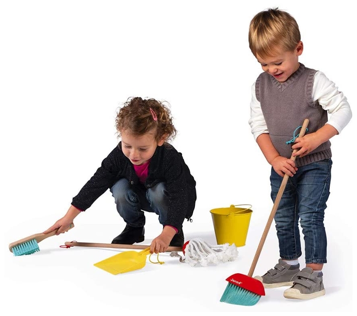 Tranquilidad de espíritu Inhibir adjetivo utensilios-de-limpieza-infantiles Montessori