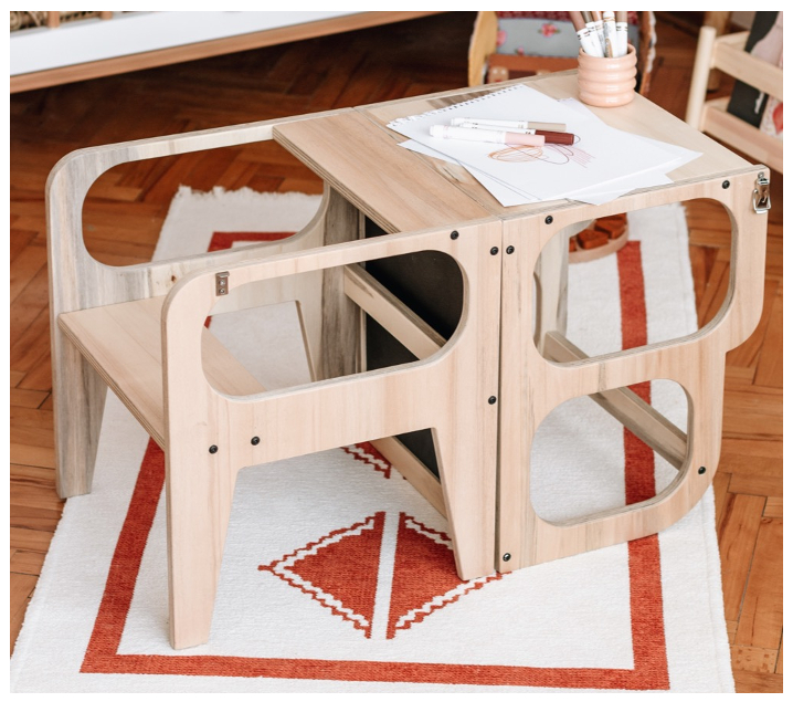 ▷▷ Torre de aprendizaje Montessori convertible - Juguetes Montessori