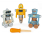 Robots para armar Brico'kids de madera
