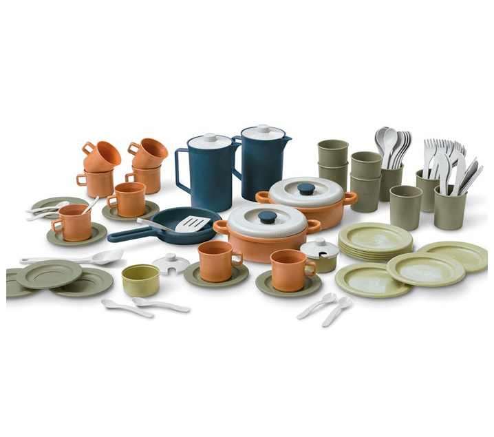 Conjunto de 79 piezas BIO de vasos platos y cubiertos