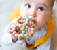 Bola de perlas de madera para bebé