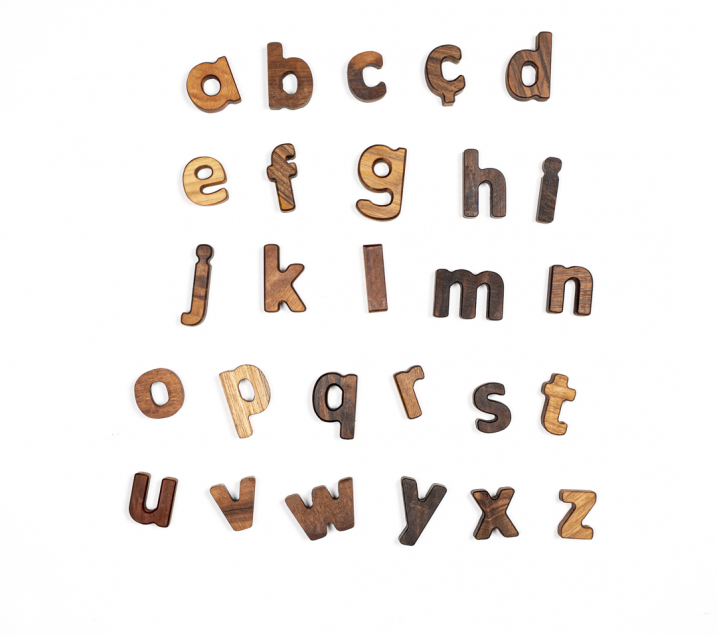 Puzle abecedari lletres minúscules en català