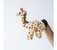 Marioneta de mano de jirafa
