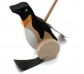 Pingüino de madera caminador