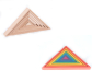 7 Marcos triangulares arco iris