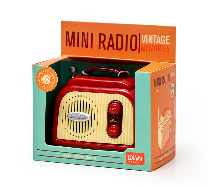 Radio FM portátil en miniatura