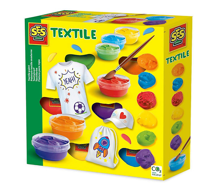 Pintura para Tela, Juego de Pintura Textil Segura de 12 Colores Profesional  para Niños de 3 Años o Más para Camiseta : : Hogar y cocina