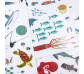 Animals marins, gran pòster amb 59 adhesius