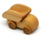 Camió de fusta petit amb bolcador 