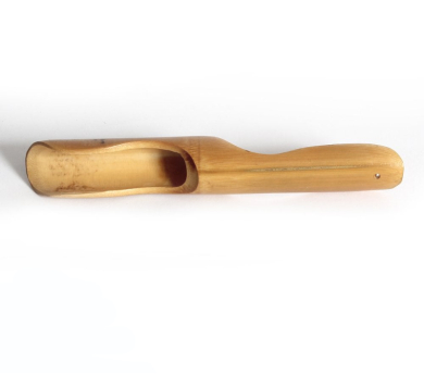 DOUBLE SIDED BAMBOO SCOOP SMALL- SINGLE
