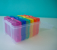 Caja de almacenamiento con 6 cajas arco iris