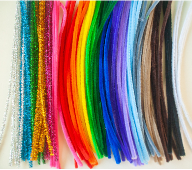 100 netejapipes de colors variats 30cm