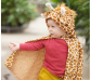 Disfraz de capa jirafa 2 a 3 años