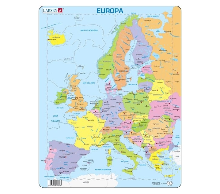 Mapa Puzle d'Europa – divisió política