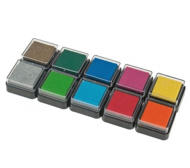 Caixa de tampons de 10 colors