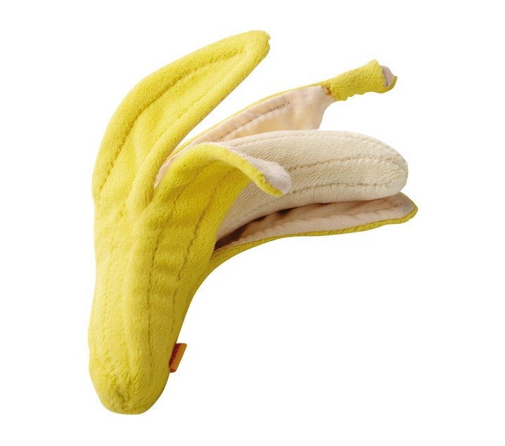 Plátano de juguete para pelar