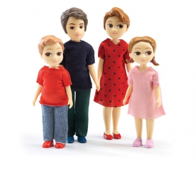 Muñecos articulados Familia Thomas y Marion
