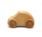 Coche pequeño Mini Fiat de madera