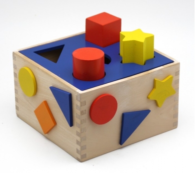 Caja de formas y colores para encajar
