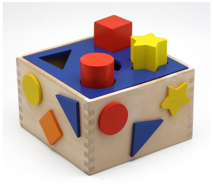 Caja de formas y colores para encajar